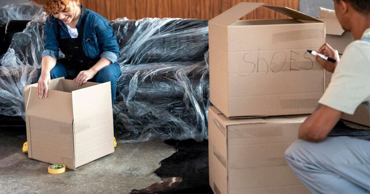 Packing and labelling labelling boxes labelled boxes